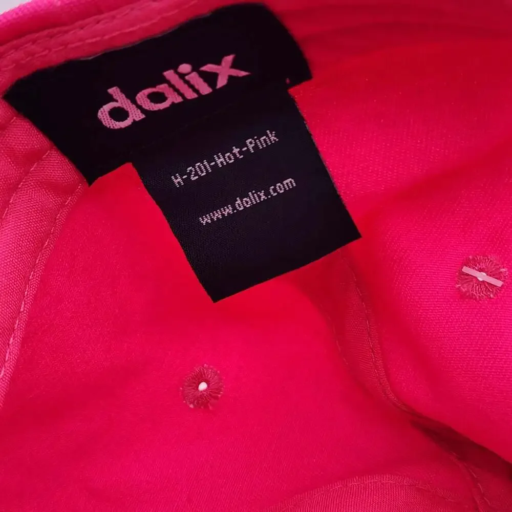 Dalix Heart of Bones Embroidered Cotton Dad Hat Adjustable Baseball Cap Hot Pink